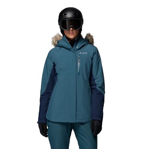 Columbia Womens Ava Alpine II Insulated Jacket, Everblue/Collegiate Navy, X-Small - Image 1