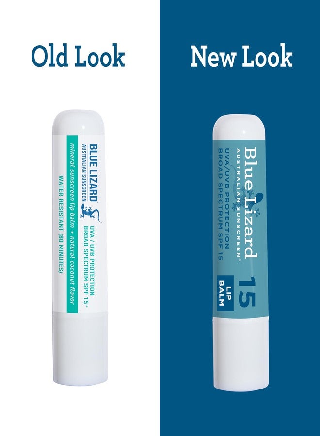 BLUE LIZARD Mineral SPF 15 Lip Balm, 3-Pack: Broad Spectrum Sun Protection, Natural Coconut Flavor, 8 Natural Oils, Infused with Australian Kakadu Plum, Rich in Vitamin C, Vegan, Each Tube 0.13 oz. - Image 4