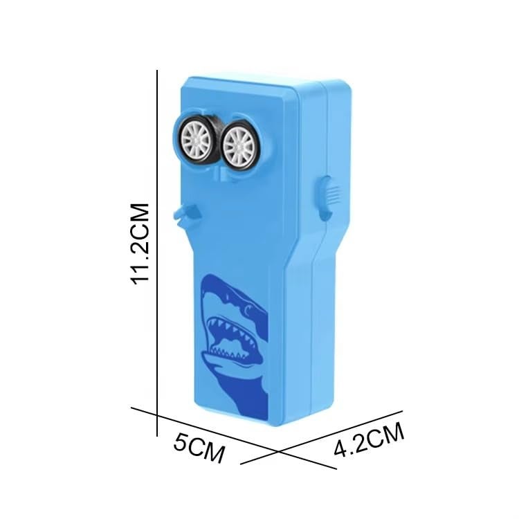 Lefan Game Shooter Flying Glowing KU String in The Air Glow in The Dark String Portable Rope Launcher Fidget Toy Stem Gift for Kids Birthday Christmas Ideal Gift Color May Vary (Gun Rope Launcher) - Image 3