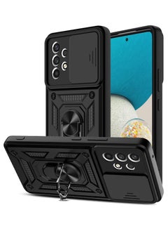 Generic samsung a52/ a52s Shield Full Protection Case With Metal Ring &Slide Camera Cover For samsung a52s  - Image 1