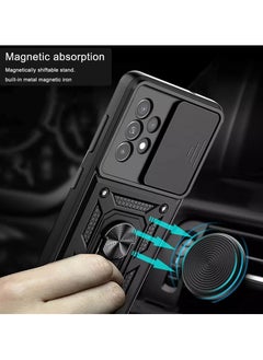 Generic samsung a52/ a52s Shield Full Protection Case With Metal Ring &Slide Camera Cover For samsung a52s  - Image 4