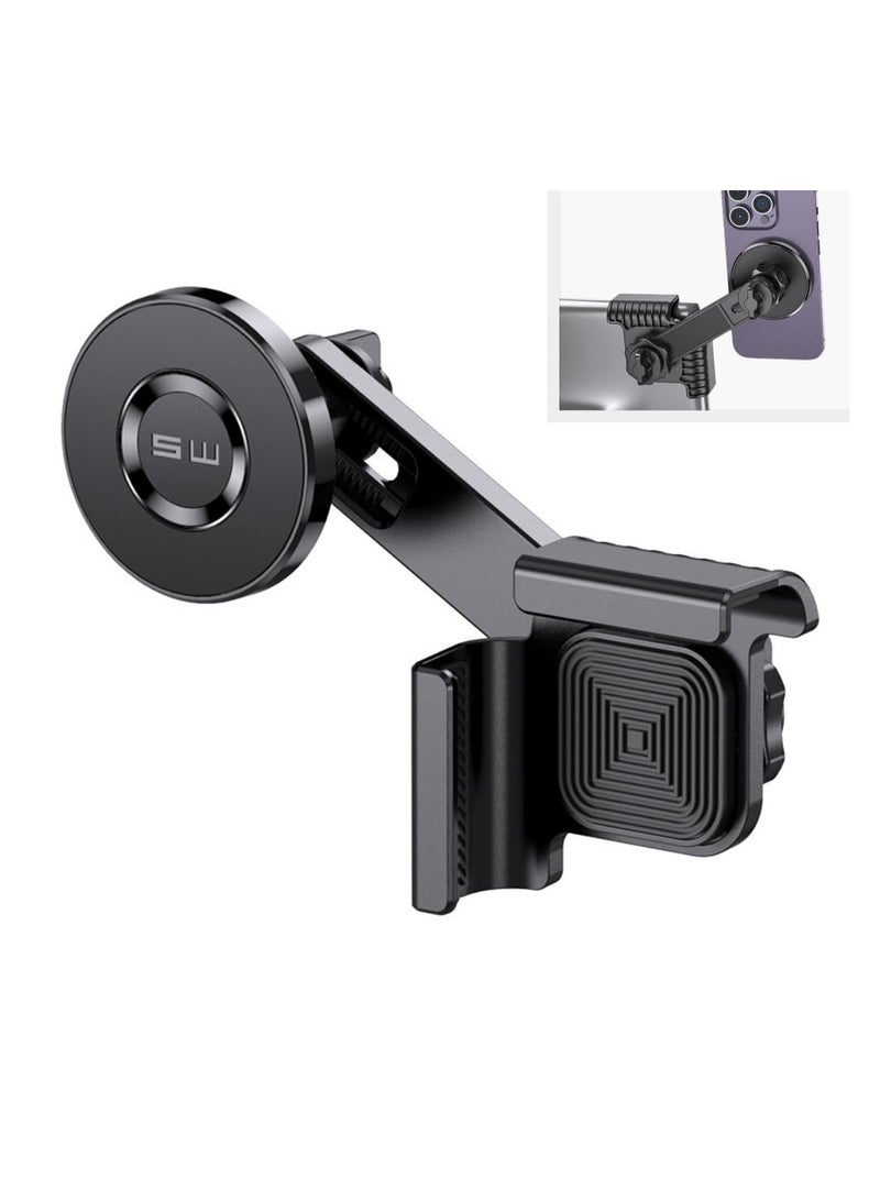 SOLARAE حامل هاتف ، حامل هاتف مغناطيسي عالمي للسيارة لملحقات تسلا موديل 3/Y ، يناسب جميع هواتف آيفون وأندرويد ، مع ملحقات حلقة مغناطيسية ، قابل للتعديل ، حامل سيارة مغناطيسي ماغسيف - Image 1