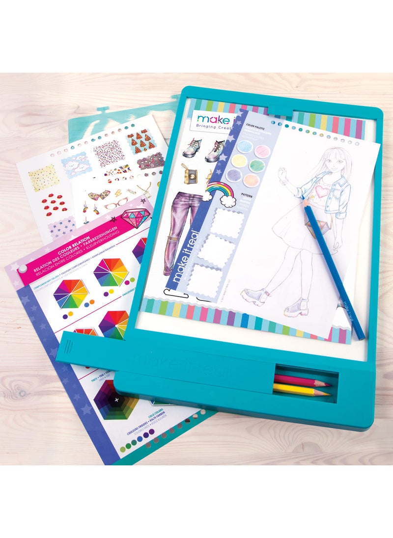 Make It Real Make It Real Fashion Design Tracing Light Table  - Image 5