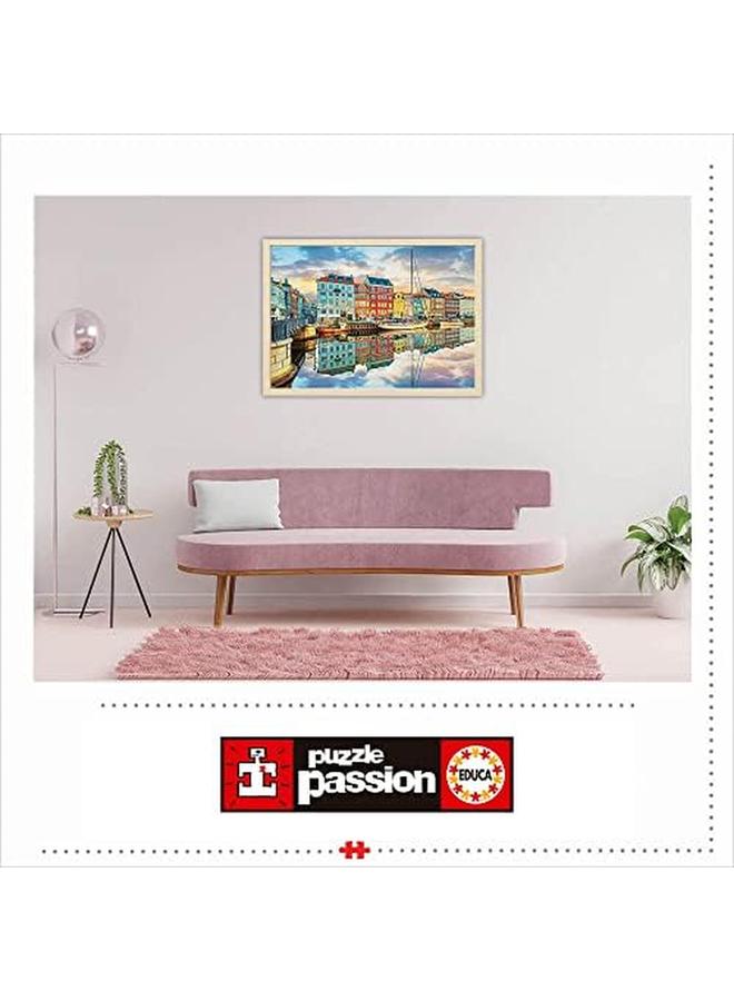 EDUCA 2000 Piece Puzzle For Adults Copenhagen Harbor. Measurement 96 - Image 4