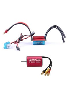 GoolRC Original S2435 4800Kv Sensorless Brushless Motor And 25A Brushless Esc Combo Set For 1/16 1/18 Rc Car Truck  - Image 1