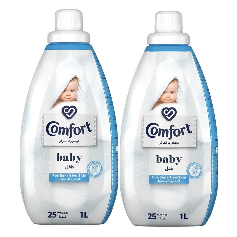 Concentrated Fabric Softener For Baby Sensitive Skin 2 x 1 Litre