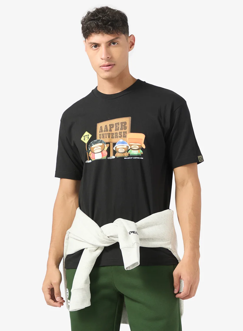 AAPE Graphic print short sleeve tee