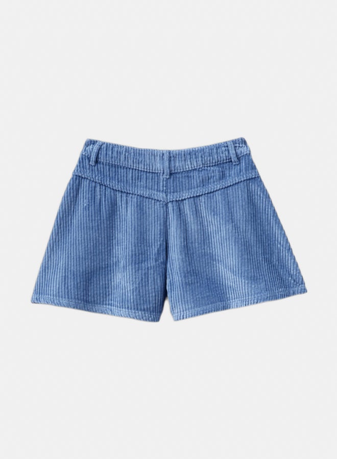 Benetton Girls Corduroy Bermuda Shorts - Image 2