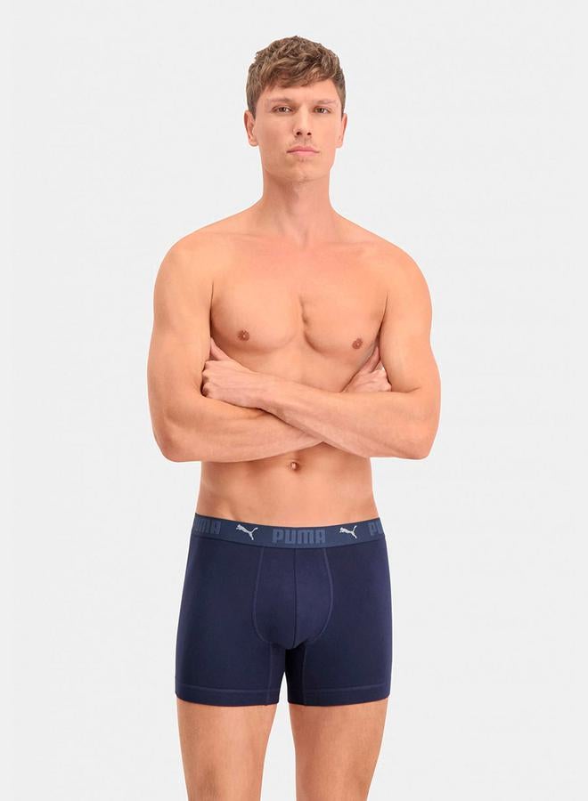 PUMA Pack of 2 - Logo Print Sport Cotton Boxer  - Image 4
