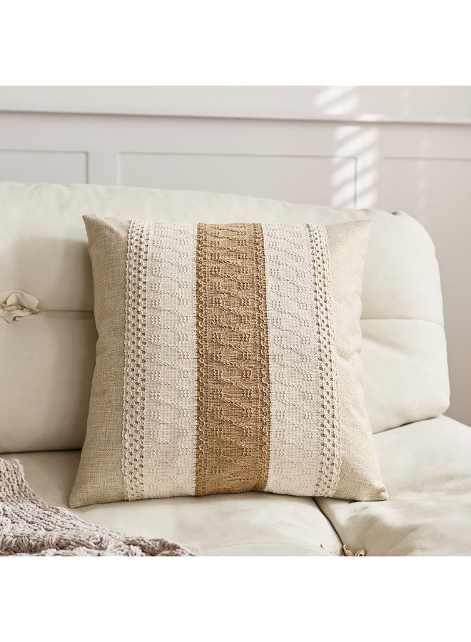 هومستر رمي الوسائد حالة 2 قطع ديكور مربع غطاء الوسائد بوهو رمي الوسائد يغطي غطاء الوسادة للمنزل أريكة غرفة نوم أريكة كرسي ديكور جيج 45 * 45 سم - Image 4