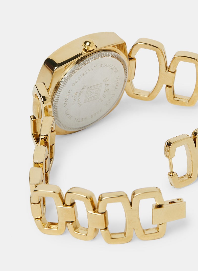 Maxel Classic Quartz Ladies Analog Wrist Watch MX181 - 28mm - Image 4