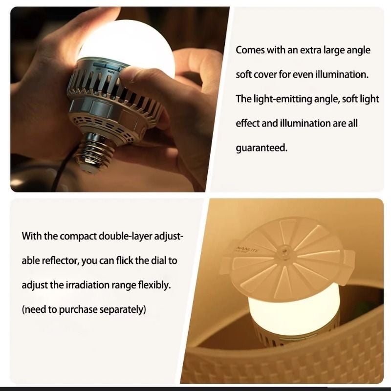 Nanlite PavoBulb 10C RGB LED Smart Bulb with E27 Magnetic Mount for Photography - Image 5