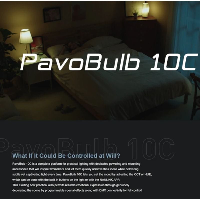 Nanlite PavoBulb 10C RGB LED Smart Bulb with E27 Magnetic Mount for Photography - Image 4