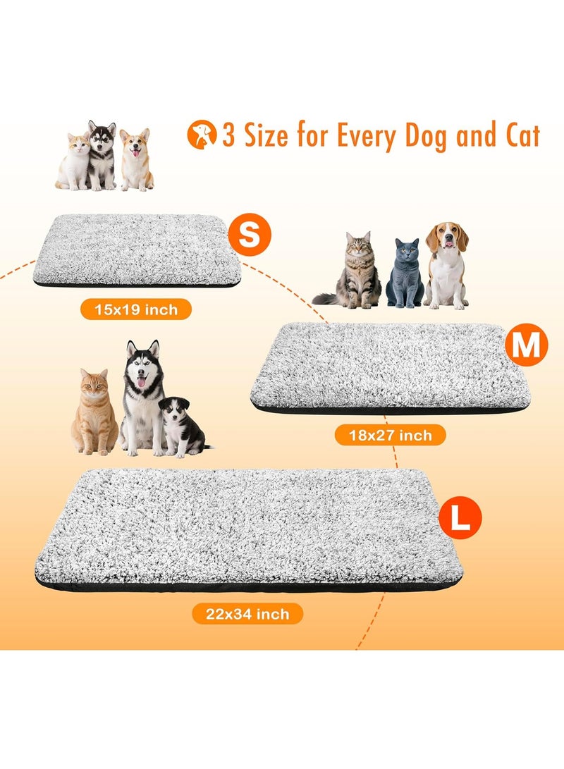 Bukela Self Warming Cat Bed, Heated Cat Bed, 2.0 Upgraded Dual-Layer Thermal Foil Heating Pad, Plush Self-Heating Pet Mat for Crate, Floor, with Removable Washable Cover, Non-Slip, 15"x19" - Image 2