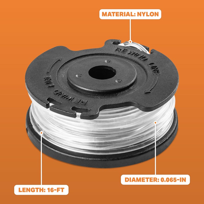 LawnMaster 0.065-inch Replacement Grass Trimmer Line Spool â€“ 952392 - Image 4