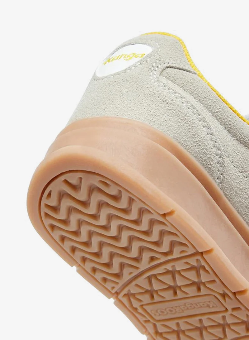 kangaROOS BEIGE Girls' Panelled Sneakers With Lace-Up Closure for Women | Best Price UAE