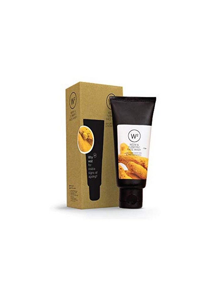 W2 Why Wait Neem & Turmeric Face Wash Oily & Sensitive Skin 100Gm - Image 2