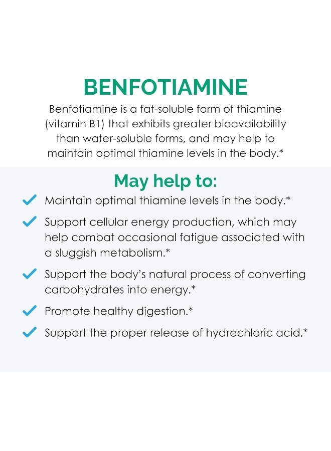 Rootcology By Dr. Izabella Wentz | Benfotiamine | 300Mg Benfotiamine Form Of Thiamine (Vitamin B1) | 120 Capsules - Image 5