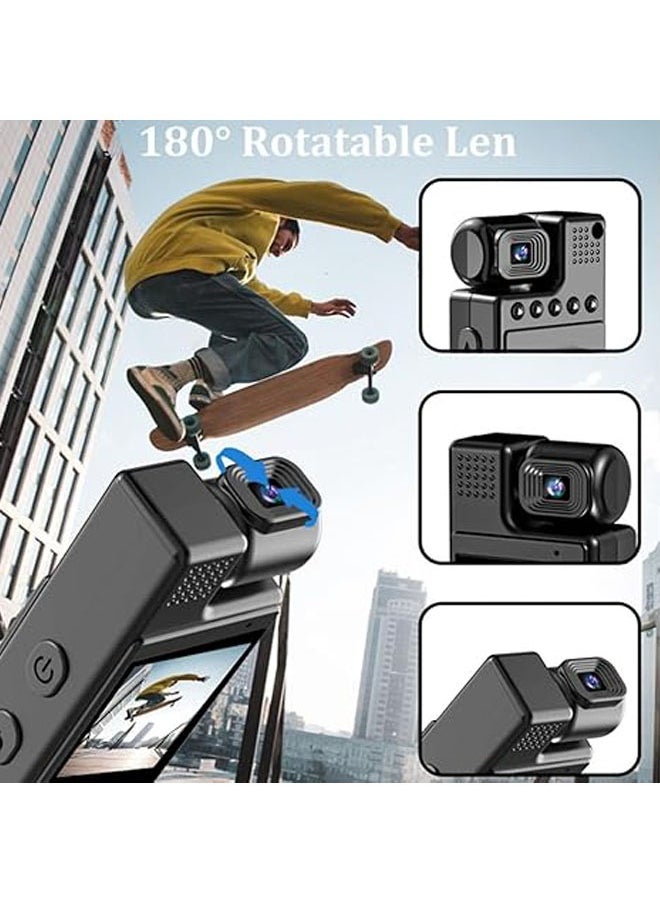 General HD 1080P camera with audio and video recording, 180° rotation video conference recorder camera, integrated WiFi access point, motion detection for app recording  - Image 4