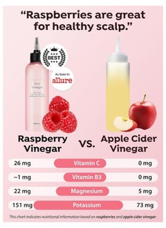 APIEU Raspberry Hair Vinegar 200ml  - Image 4