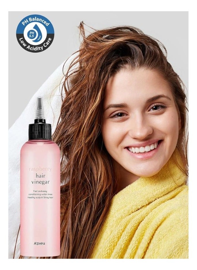 APIEU Raspberry Hair Vinegar 200ml  - Image 5