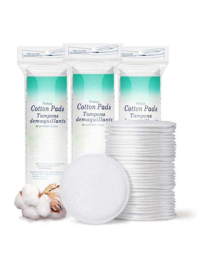 Calitate24 50Pcs Cotton Pads for Face - Natural Round Makeup Remover, Soft Baby Care, Face Cleansing, Lotion and Cream Applying (Packing May Vary) - Image 1