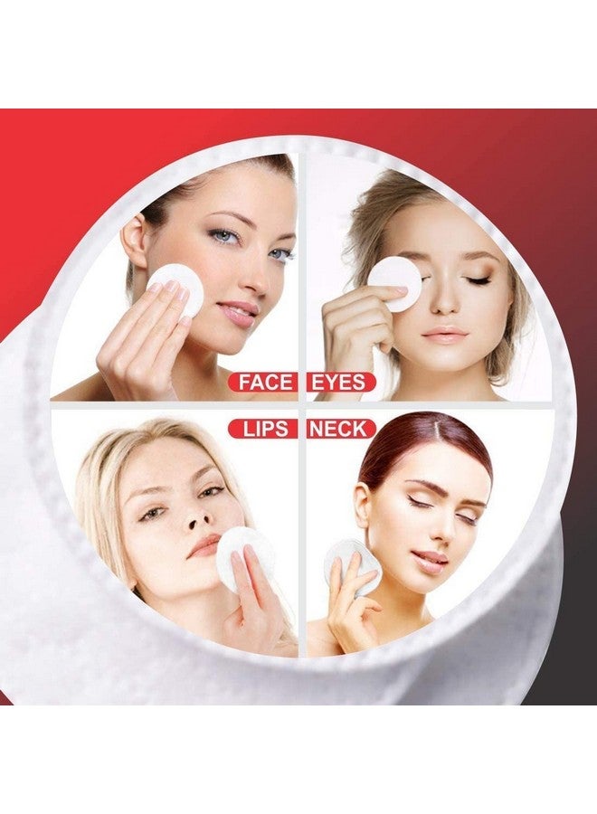 Calitate24 50Pcs Cotton Pads for Face - Natural Round Makeup Remover, Soft Baby Care, Face Cleansing, Lotion and Cream Applying (Packing May Vary) - Image 4