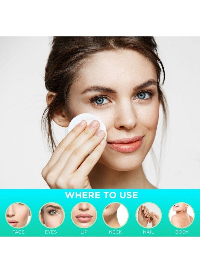 Calitate24 50Pcs Cotton Pads for Face - Natural Round Makeup Remover, Soft Baby Care, Face Cleansing, Lotion and Cream Applying (Packing May Vary) - Image 5