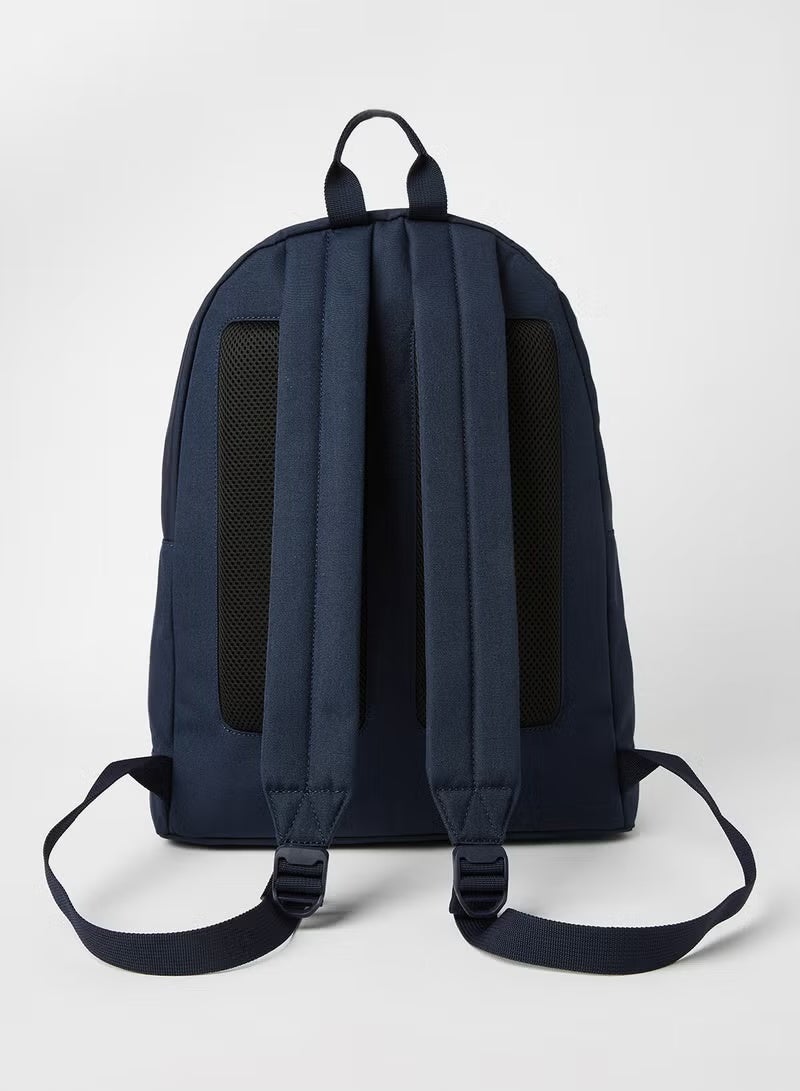 لاكوست Neoocroc قماش حقيبة الظهر الأزرق - Image 2