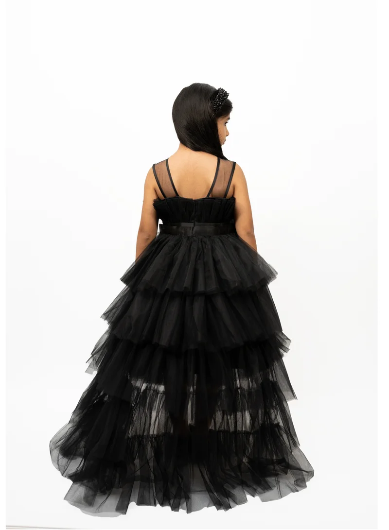D'Daniela Tiered Tulle Dress