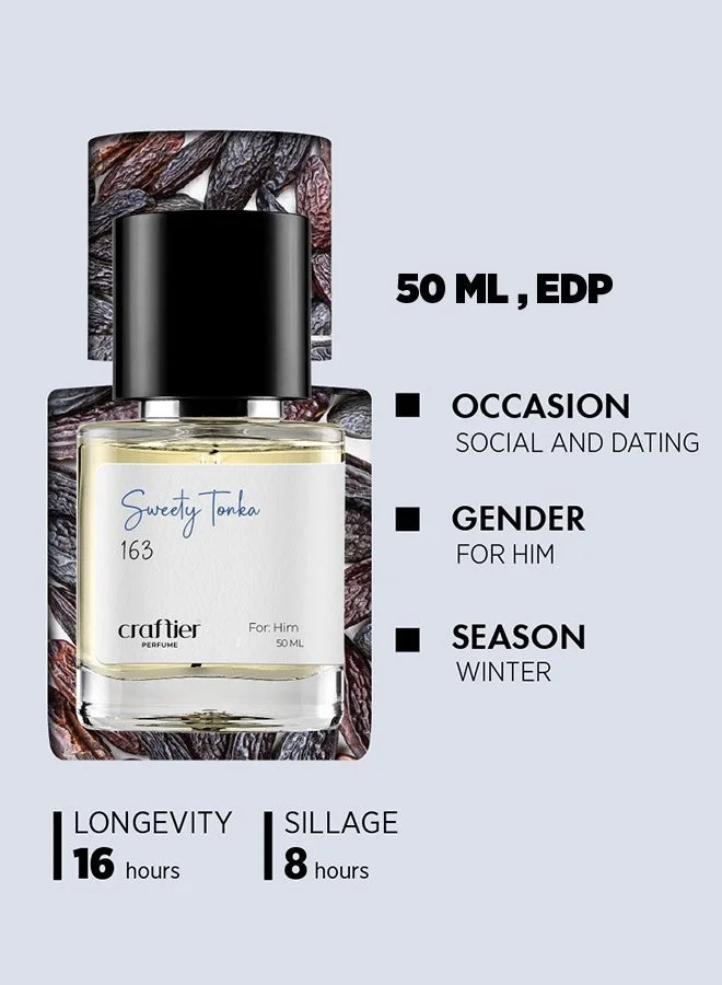 Craftier Perfume Inspired-Le Male Elixir SWEETY TONKA - Inspired of-LE MALE ELIXIR, Eau De Parfum for Men - 50ml, Long Lasting Aromatic Fragrance Upto 16 Hrs, Travel Size Men's Perfume for Men | Best Price UAE