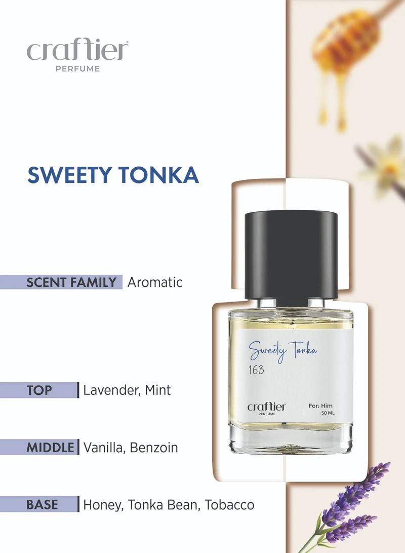 Craftier Perfume Inspired-Le Male Elixir SWEETY TONKA - Inspired of-LE MALE ELIXIR, Eau De Parfum for Men - 50ml, Long Lasting Aromatic Fragrance Upto 16 Hrs, Travel Size Men's Perfume for Men | Best Price UAE