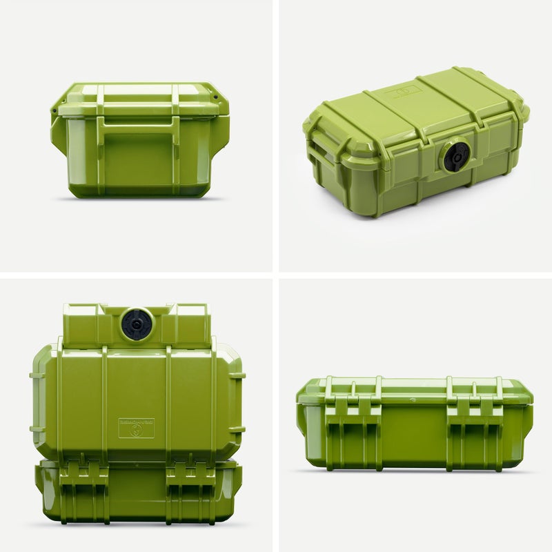 Evergreen 57 Waterproof Dry Box Protective Case - Travel Safe/Mil Spec/USA Made - for Cameras, Phones, Ammo Can, Camping, Hiking, Boating, Water Sports, Knives, & Survival (Green) - Image 2