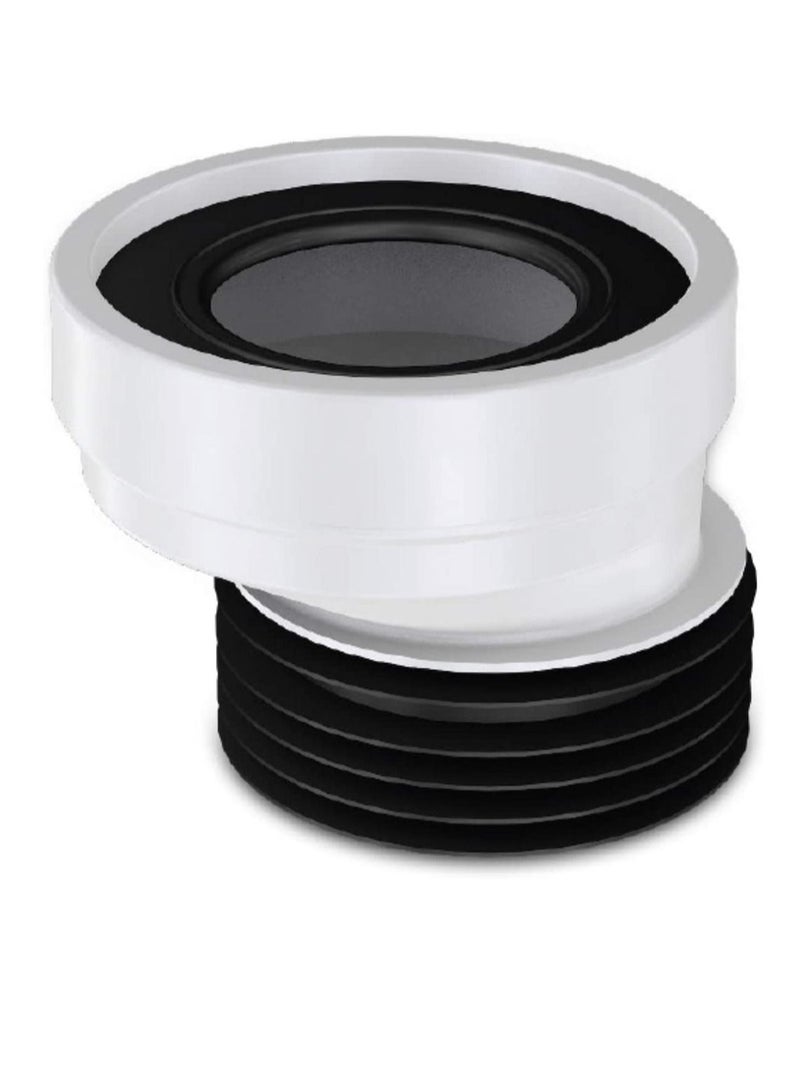 High Quality PP WC Eccentric Connector Pan Connector for Toilet Offset 40 MM  - Image 1