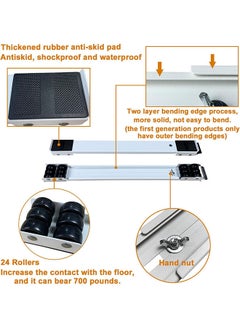 Arabest Heavy Duty Extensible Appliance Roller is Suitable for Washing Machines, Refrigerators, Dryers, Dishwashers and other Heavy Objects, can bear 500kg. Washing Machine Base  - Image 3