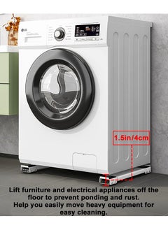 Arabest Heavy Duty Extensible Appliance Roller is Suitable for Washing Machines, Refrigerators, Dryers, Dishwashers and other Heavy Objects, can bear 500kg. Washing Machine Base  - Image 5
