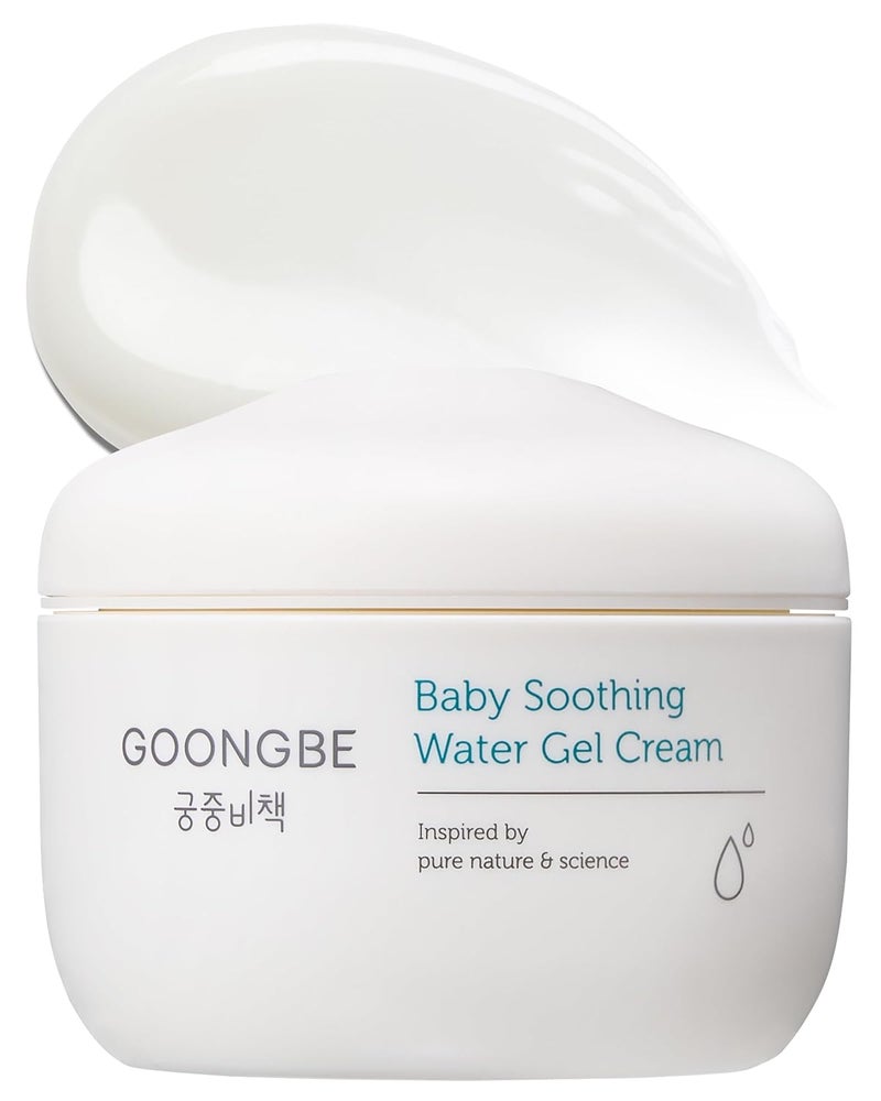 goongbe Baby Soothing Water Gel Cream  Korean Baby Cooling  Moisturizing Relief for Babys Sensitive Skin  Dermatologically Tested  Quick Soothing for Face and Body 338 floz - Image 1