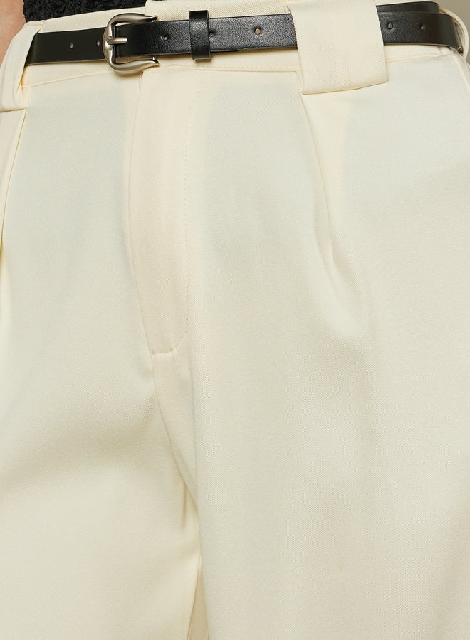 ستايلي بنطلون واسع بخصر متوسط وحزام - Image 3