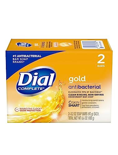 Dial Gold Antibacterial Deodorant Soap 2 Pack Total Net Wt 64 oz