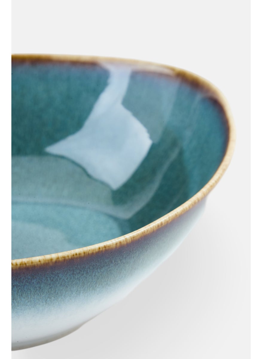 Ritzenhoff & Breker Bilbao Porcelain Bowl 27 x 21 cm, Blue  - Image 3