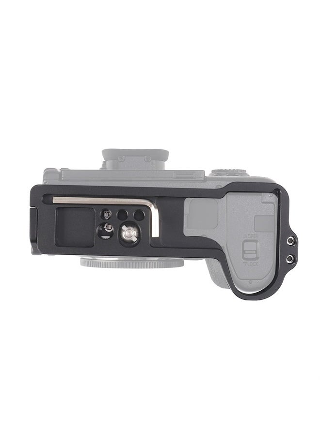 Hersmay - Lumix S5 II S5 IIX Cage with Top Handle, Hersmay Aluminium Camera Cage for Panasonic LUMIX S5 II / S5 IIX Mirrorless Camera, Built-in Cold Shoe & NATO Rail, Quick Release Plate for Arca Swiss - Image 1