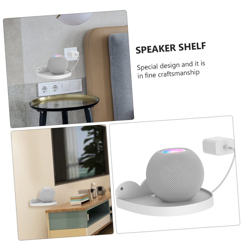 Wall Mount Speaker Bracket Multi Functional Audio Rack Easy Installation Strong Bearing Capacity For Living Room Kitchen Bedroom - Image 5