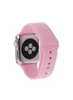 Replacement Strap For Apple Watch Sport 42mm High-performance Longer Rubber Sport Watch Band with Pin-and-tuck Closure