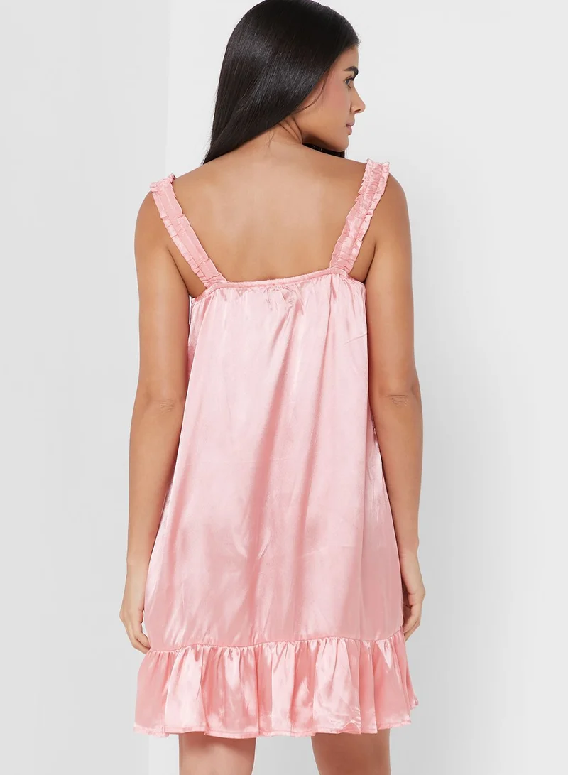 ELLA Ruffled Edge Night Dress