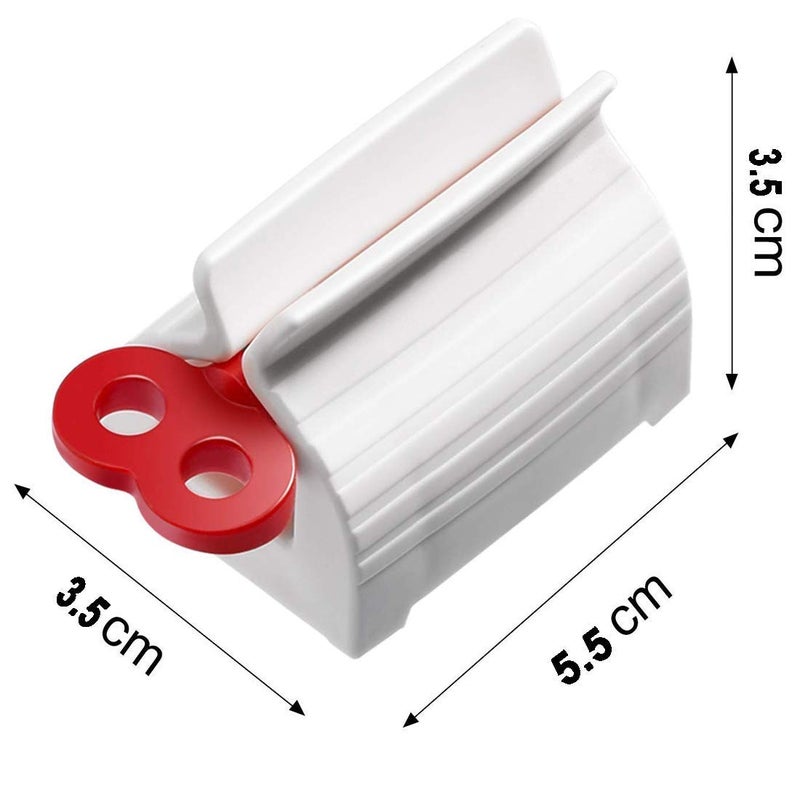 ASUVEK ASUVEK Toothpaste Squeezer Roller Toothpaste Squeezer Dispenser for Bathroom Toothpaste Holder Holder Rotating Squeezing Toothpaste Artifact Tube Toothpaste Squeezer with Rolling Pack of 2Multi  - Image 2