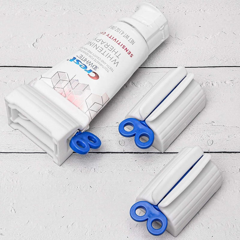 ASUVEK ASUVEK Toothpaste Squeezer Roller Toothpaste Squeezer Dispenser for Bathroom Toothpaste Holder Holder Rotating Squeezing Toothpaste Artifact Tube Toothpaste Squeezer with Rolling Pack of 2Multi  - Image 5
