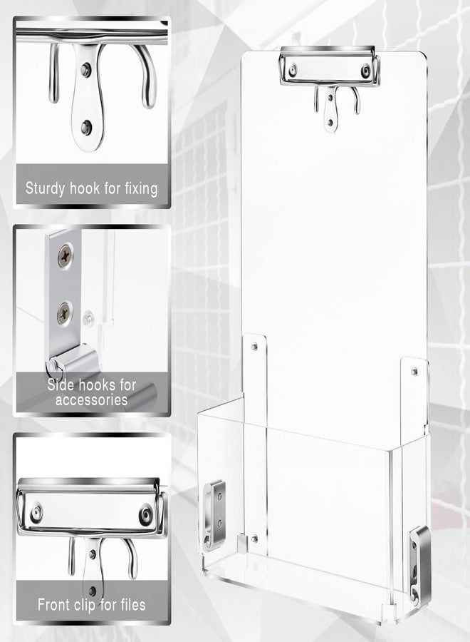 Leinuosen 2 Pack Kennel Cage Storage Bin for Accessories and Supplies Veterinary Cage Acrylic Storage Rack for Kennel, Crate, Cat Accessories - Image 3