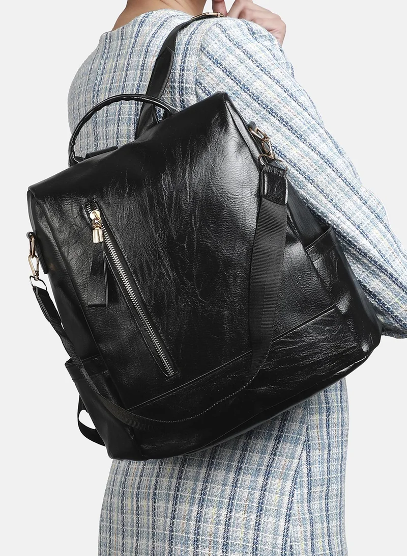 Haute Sauce  Solid Casual Backpack for Women | Best Price UAE