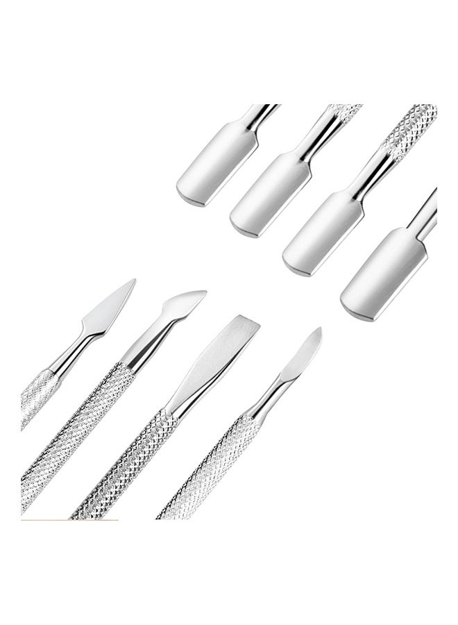 Generic 4 Pieces Cuticle Pusher,Stainless Steel Cuticle Peeler Scraper,Remove Gel Nail Polish - Image 2