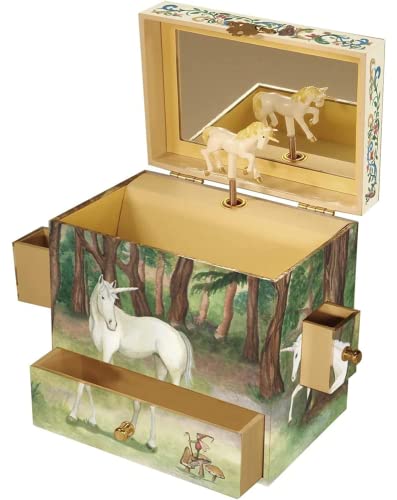 Enchantmints Unicorn Horse Musical Jewelry Box Spins to The Unicorn Treasure Storage - Image 1